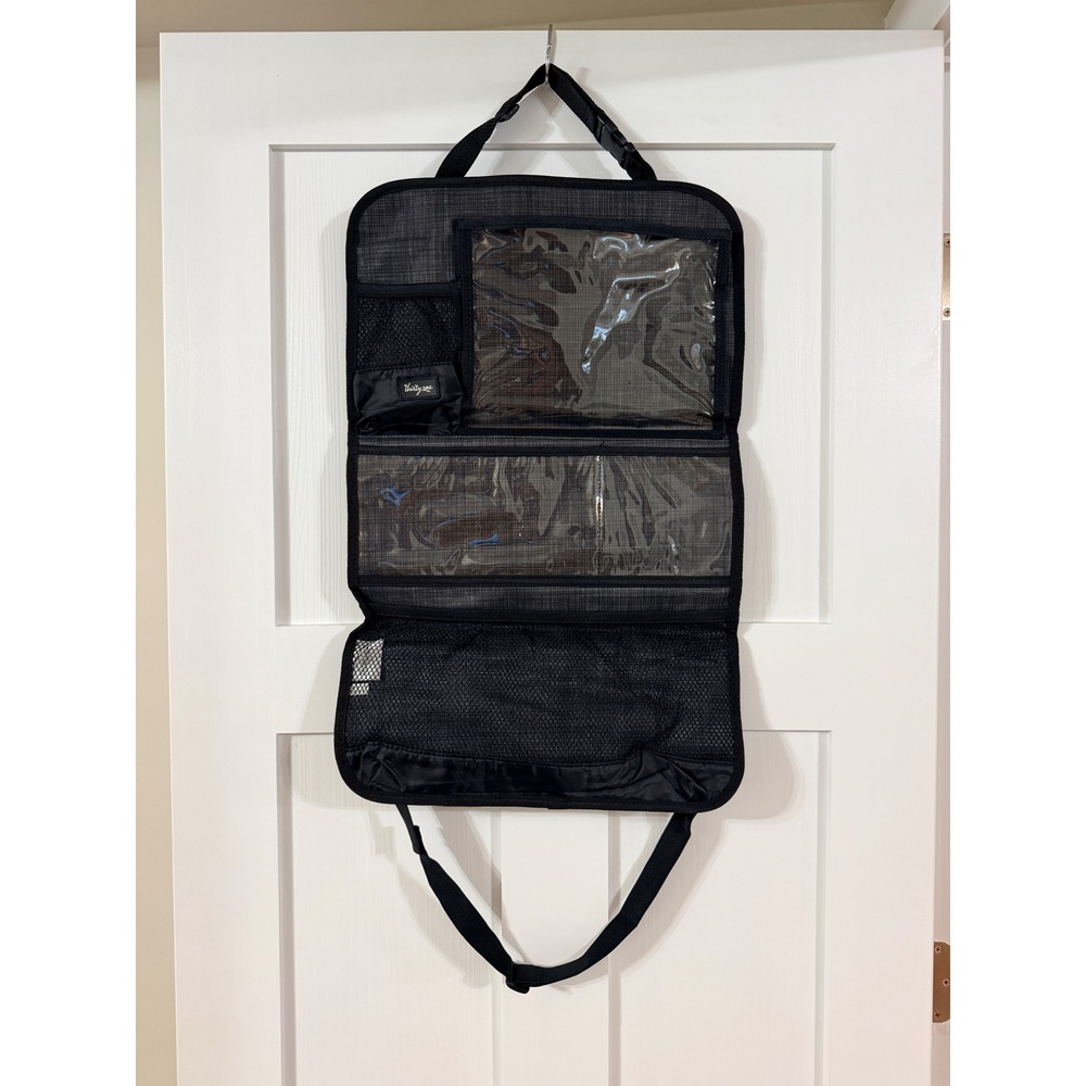 Thirty-One Hang-Up Space Saver & Activity Organizer Black Cross Pop Set 758D - Picture 3 of 7